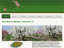 Tablet Screenshot of modestogardenclub.org